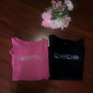 Bebe Pink&Black T-shirts Bundle